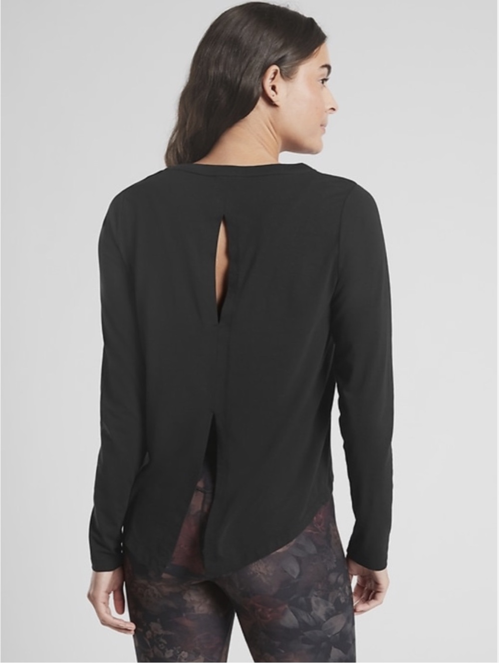 Athleta Keyhole Top long sleeve XL
